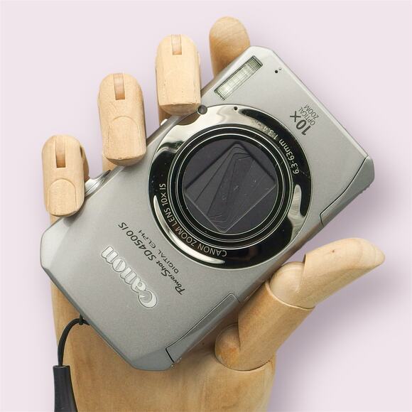 Canon PowerShot SD4500 IS Digital Camera | 10MP | Silver - Picture 1 of 5